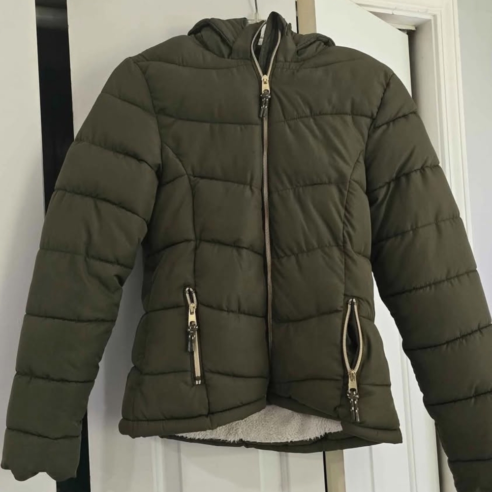 H&M Kids Olive Puffer Jacket